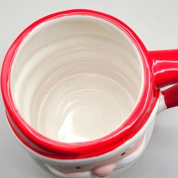 Holiday Time Mug - Red & White Santa Claus - Picture 4 of 5